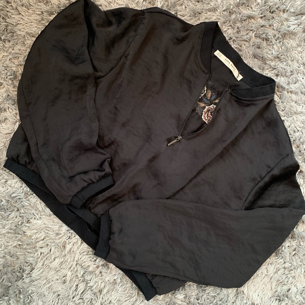 Zara crop top pull over